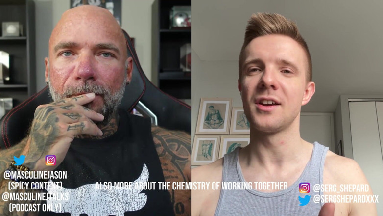 Raw and Uncensored with Masculine Jason: Porn Star Confessions - Serg Shepard (ตอนที่ 154)