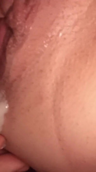 Polish MILF Creampie Close up