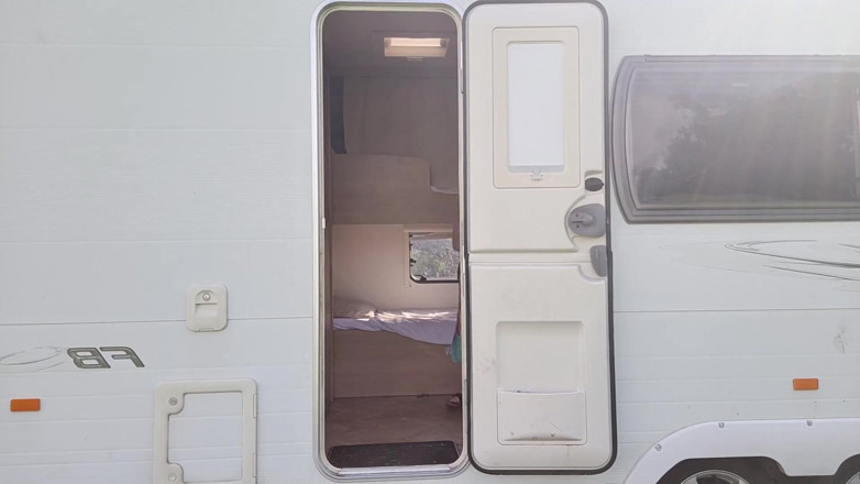 SSBBWLadyBrads: Caravan tiny door part 2