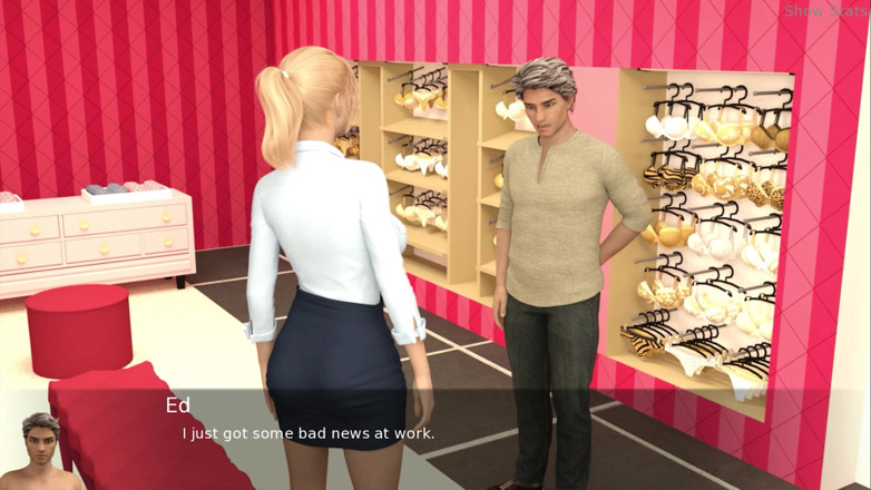 Porny Games: 프로젝트 핫한 마누라 - 새로운 섹시한 란제리 구입 (47)