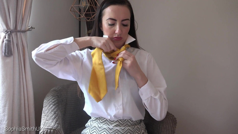 SophiaSmithUK: Impresionando a mi jefe con Windsor