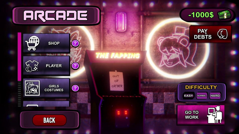 LewdArcade: Frenni의 나이트 클럽 포르노 게임 플레이에서의 Fap Night [01부] 섹스 게임 플레이