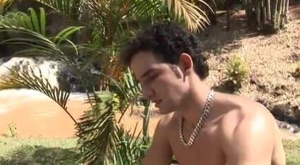 Hot Latinos dudes not gay but curious: Sexy straight Latino fucking for the first time 56