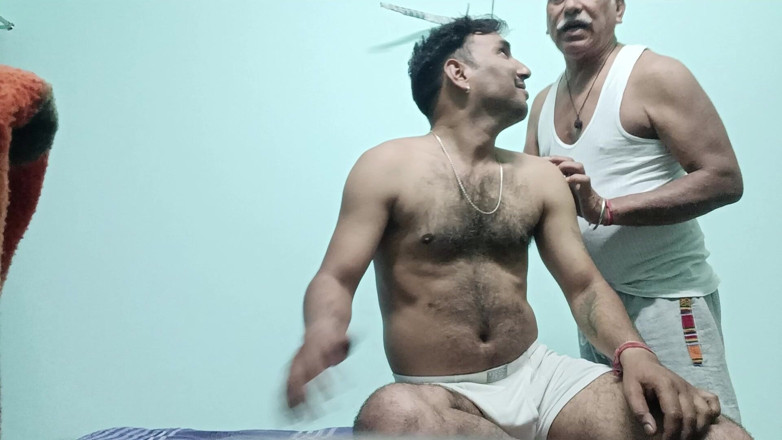 Rajasthani-old-lover: 인도 인도 남자 섹스와 쇼 샤워 신발과 마스터