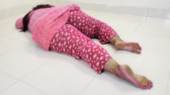 Aria Mia: Saúdská bbw macecha s velkým zadkem je nadržená při odpočinku...