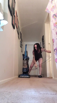 Who Doesn't Like to Be Ignored While Watching a Hot MILF Clean and Dance