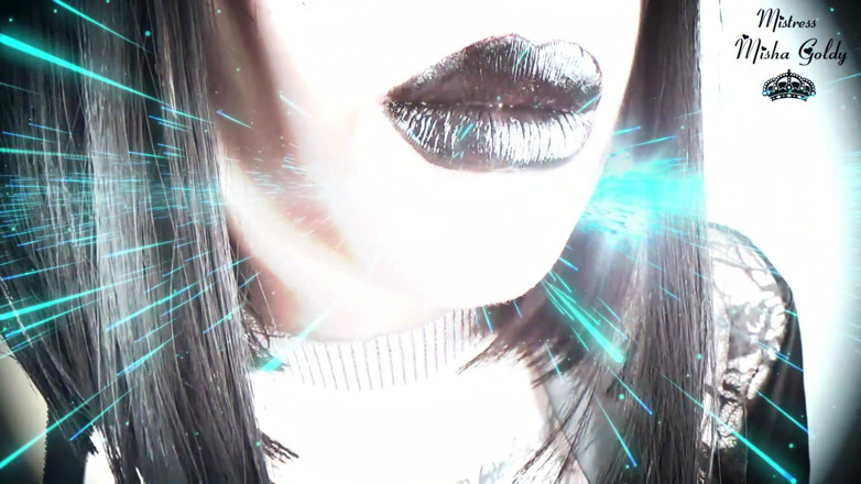 Goddess Misha Goldy: Schwarze lippenfick mit JOI