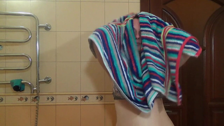 Sexy Milf: Desperation and pee in the toilet