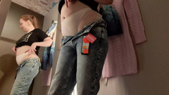 Lady Inari: Ich probiere eine neue jeans auf meinem wunderschönen arsch an