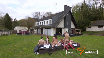 Wolf Wagner Com: Swinger party! Naughty MILFs get fucked by random men!