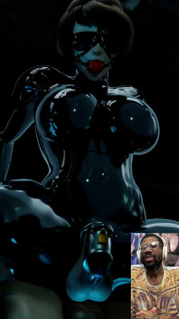 Transgender BDSM Mei at It Again Getting Anal Fucked While Pre-cumming with a Chasity Belt