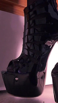 Nylonfüße Und High Heels