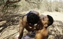 Latino4cumsluts: Grosse bite latino, trio dans la nature