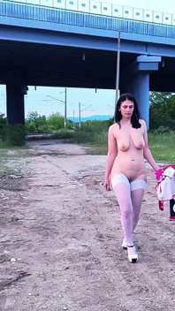 Slave Tih Is Naked Under the Bridge
