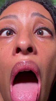 Ahegao pro velké černé péro