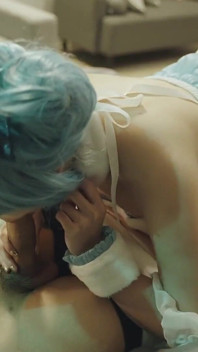 Gadis cosplay sange lagi asik dientot