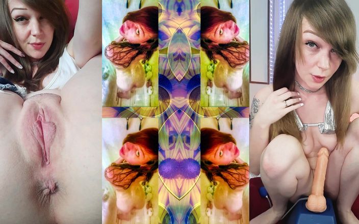 GamerGirlRoxy: 吮吸和操喷出假阳具凌乱的乐趣