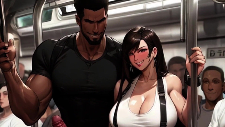 Spicy Toons: Tifa trifft immer die interessantesten Leute im Midgar Zug