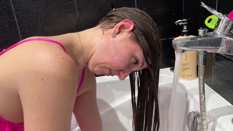 Hottie goddess: Haar wassen