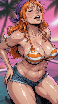 Nami One Piece Fanart (ai)