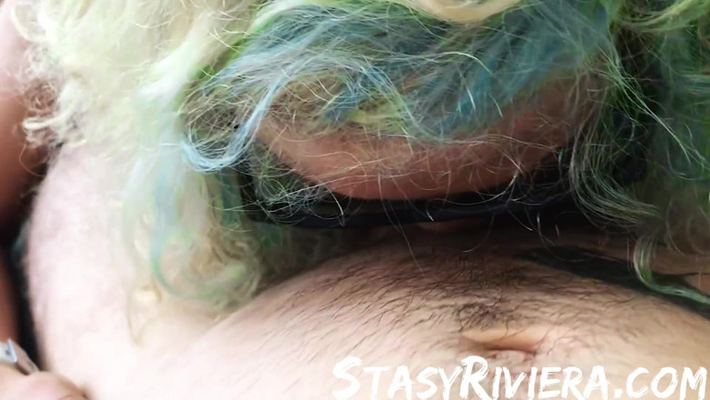 Stasy Riviera: Hot teen facefuck huge cock and cum in mouth