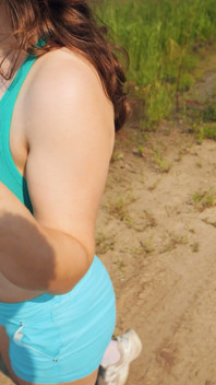 152 Goddess Anya’s Massive Natural Bounce: Provocative Country Road Tease
