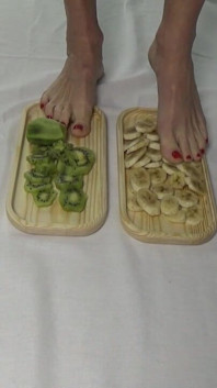I Trample the Fruit with My Feet. Lick My Legs