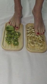 I Trample the Fruit with My Feet. Lick My Legs