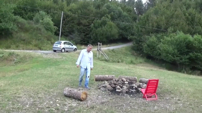 King Of Amateur: Överlappa skönhet italiensk tonårssex utomhus