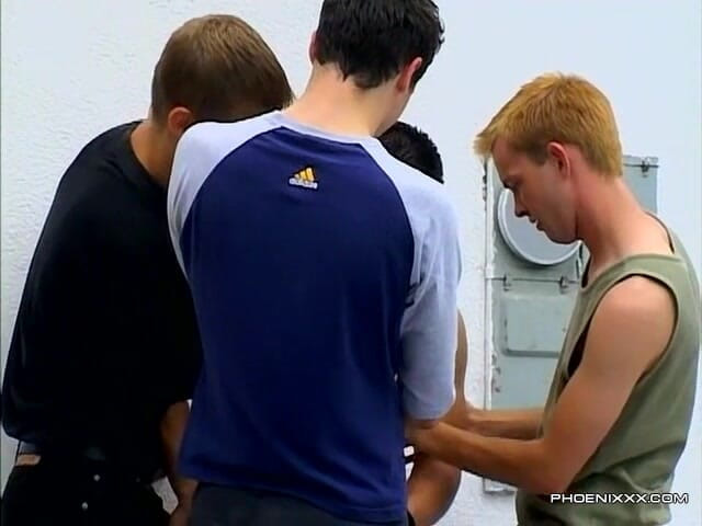 Phoenixxx: Erik Stellar &amp; Eric Johnson in Chain Fuck Orgy