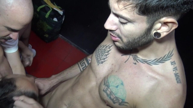 Raw sex with friends from France: Gay Fucked by 2 Straigth Boys