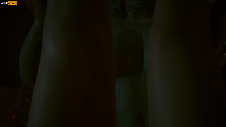 LewdArcade: Cyberpunk 2077 denny ve cheri nowlin ateşli sahneler mod joytoy seks...