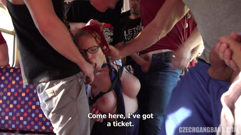 Czech Gang Bang: Gang bang ceco 21 - Parte 2: il direttore del treno si unisce...