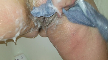 SexyNEBBW: Sexy BBW takes a shower and gets a facial