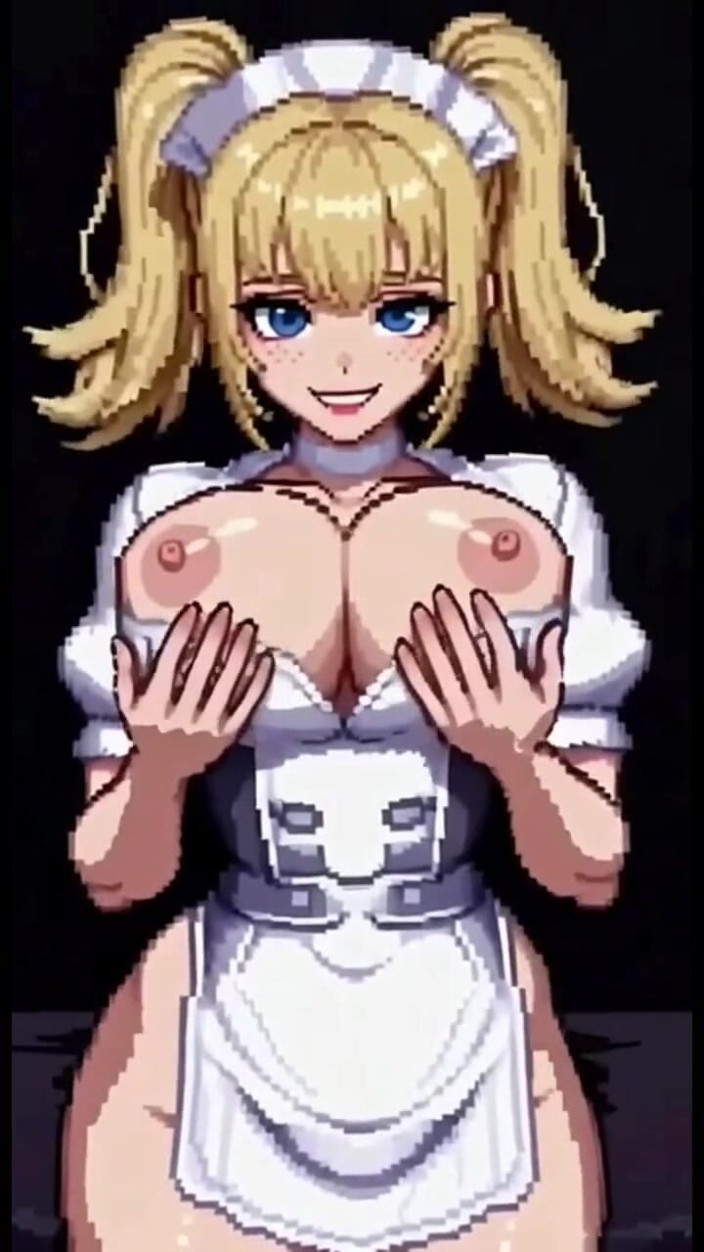 Hot girl dancing: Just Blonde Pixel Boobs Girls, Ai Animation