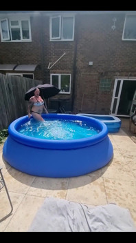 Diving in the Freezing Pool!