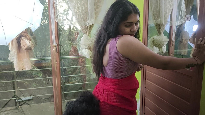 Vaigavarun45: Vaishnavy Half Saree Quente Umbigo Lick Romance com Sharun Raja,...