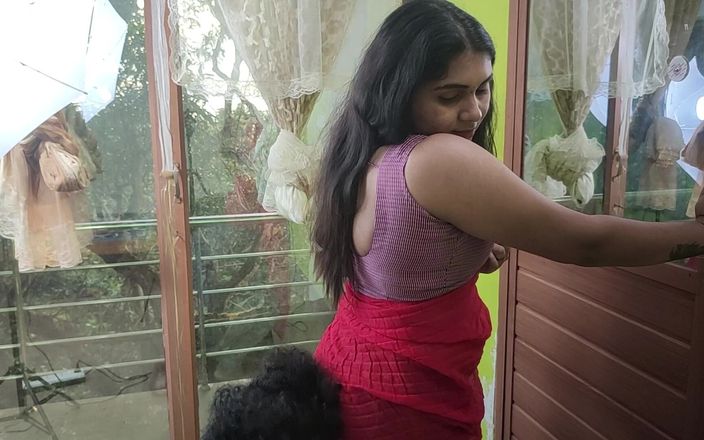 Vaigavarun45: Vaishnavy half saree - pasangan hot vaishnavy lagi asik jilat mesra-mesraan...