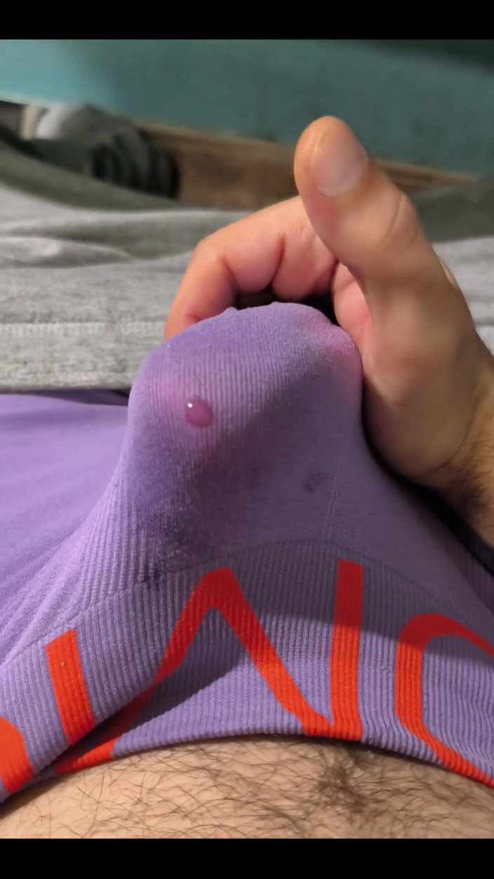 The girls' cave of fear: With His Boxers on, Watch the Milk Leaking Through Them