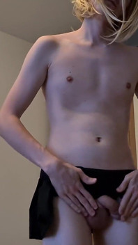Little Blonde Slut Swallows Cum After BJ - Prettyboi2000x