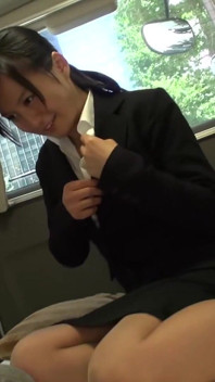 A Bright Smile Behind the Recruit Suit. an Elegant Beauty Reveals Her Secret Side -part.1