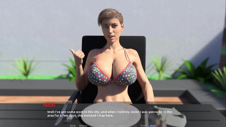 Dirty GamesXxX: The Visit: Super sexy MILF with huge tits ep.1