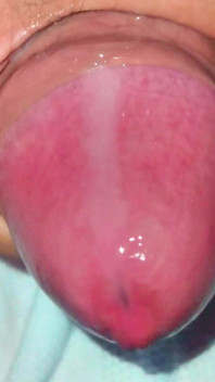 Big Cock Busts Early - Juicy Cumshot Replay and Slow Jerk in Boxers