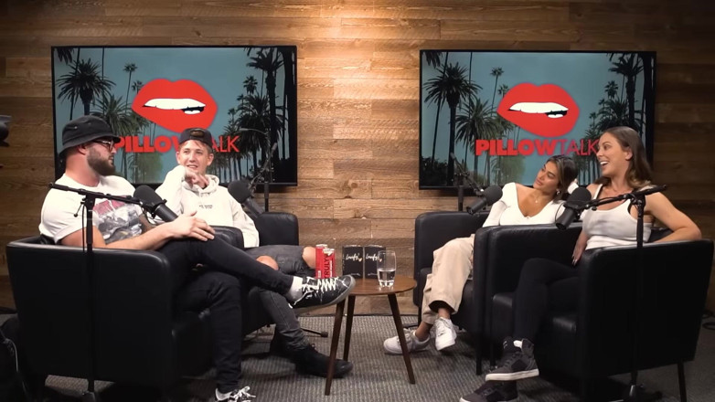 Pillow Talk: Cherie Deville Hooks up with Sara Rose in Podcast Studio