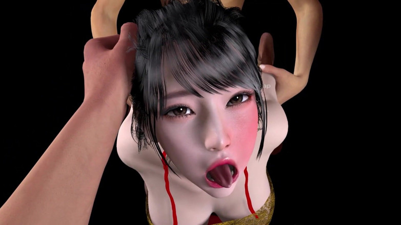 Why fuck so hard: 3D Asian Whore with Lingerie Got Her Asshole Fucked so...