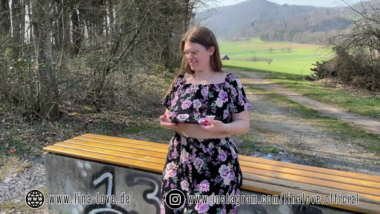 LinaLove_: 18-летнюю немецкую тинку впервые трахнули на улице