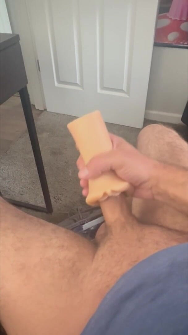 Jeffrey Jaxxon: Playing with Toy Under Office Desk