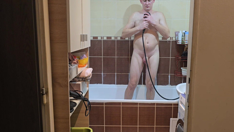 Fap_man93: 완벽한 변신 - 이발, 전신 면도 및 샤워