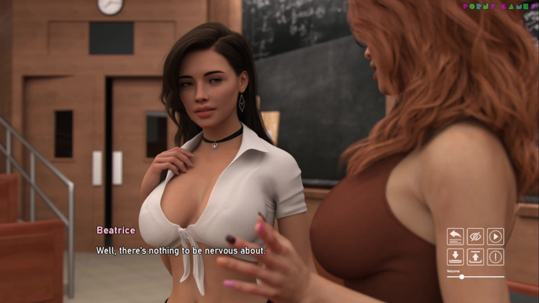 Porny Games: Kroki rozpusty przez Fooxied - gorąca lady pozuje nago na art...