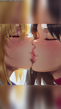 Artoria Pendragon E Rin Tohsaka Kiss - Fate